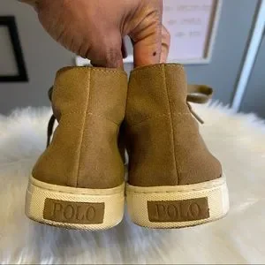 Polo Ralph Lauren Joplin Suede Leather Chukka Boots in Natural 11D Men main image 4